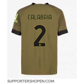 AC Milan Davide Calabria #2 Tredje Matchtröja 2022-23 Kortärmad